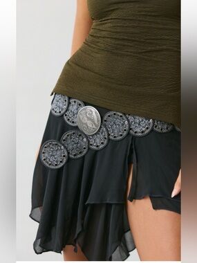 Betty Stamped Leather Western
Belt